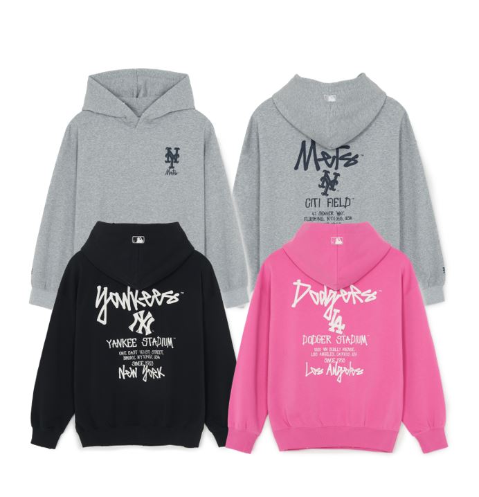 Mtreet Back Lettering Hoodie 3AHDB0361-07PKN,3AHDB0361-09MGS, 3AHDB0361-50BKS