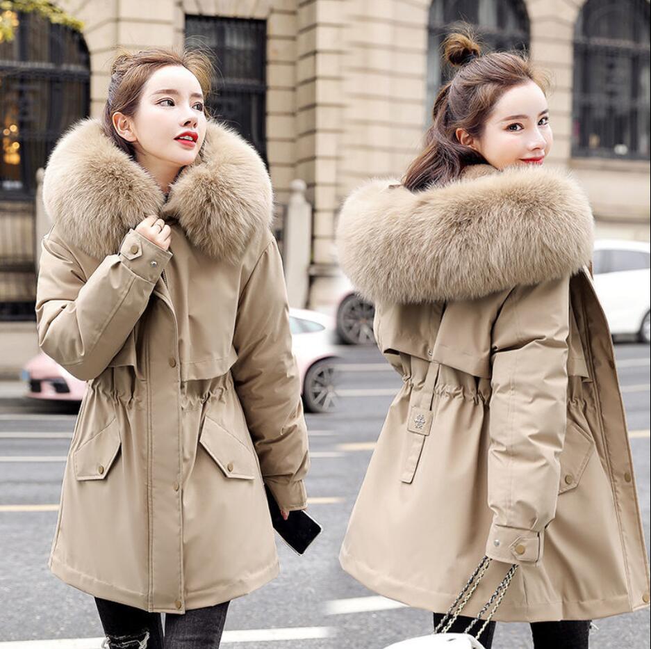 新品入荷冬 中綿ダウンコート 綿入れ ロング丈冬服 レディース 暖かい 厚手 裏起毛 手触り良