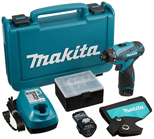 マキタ(Makita) 可変速 充電式ドライバドリル 10.8V 1.3Ah バッテリー2個付き DF030DWX