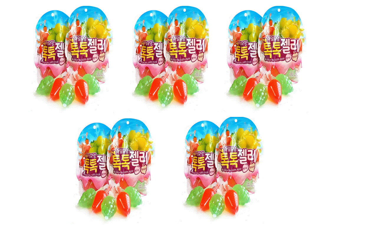 （正規品）フルーツ状のトクトクゼリー10袋1箱 フルーツゼリー YouTubeチューブバンジェリー