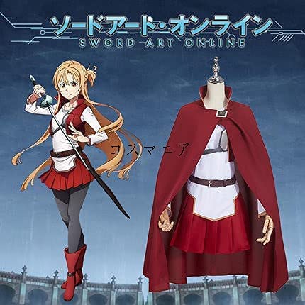 劇場版 ソードアートオンライン プログレッシブ 星なき夜のアリア アスナ/結城明日奈コスプレ衣装コ