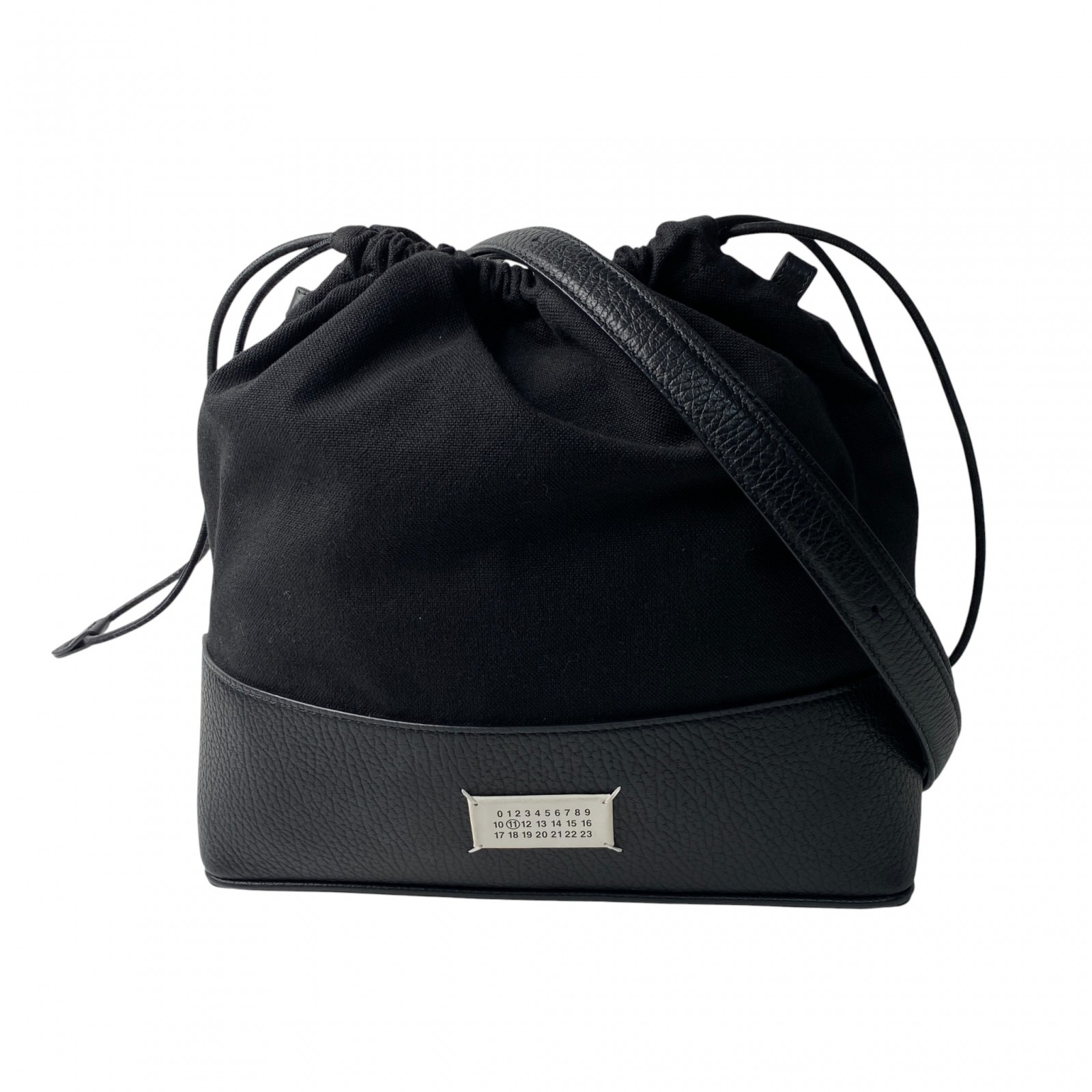 美品 メゾンマルジェラ Maison Margiela レディース ドローストリング スモール ショルダーバッグ SB2WA0011