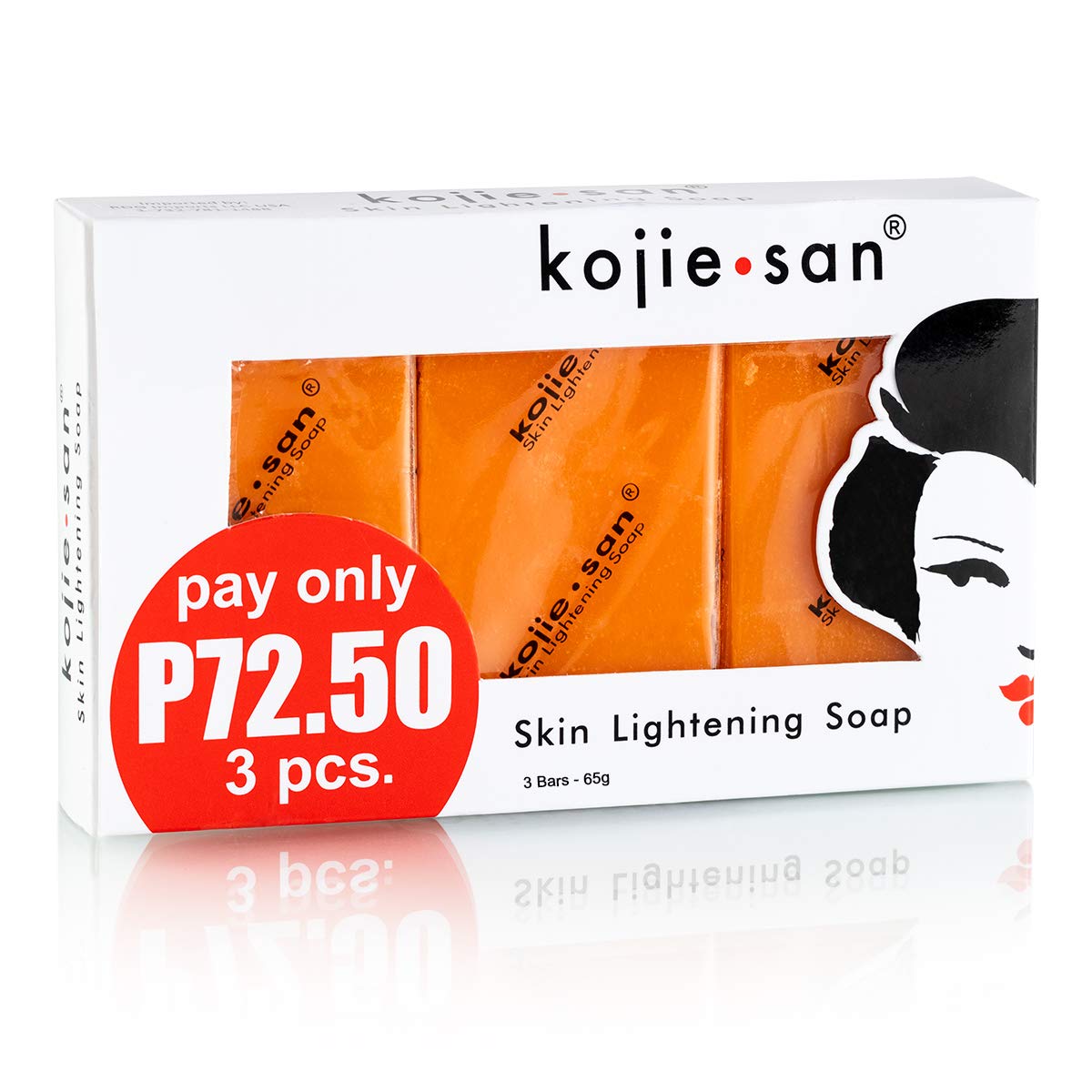 Kojie San Orange Whitening Soap 3 x 65 g