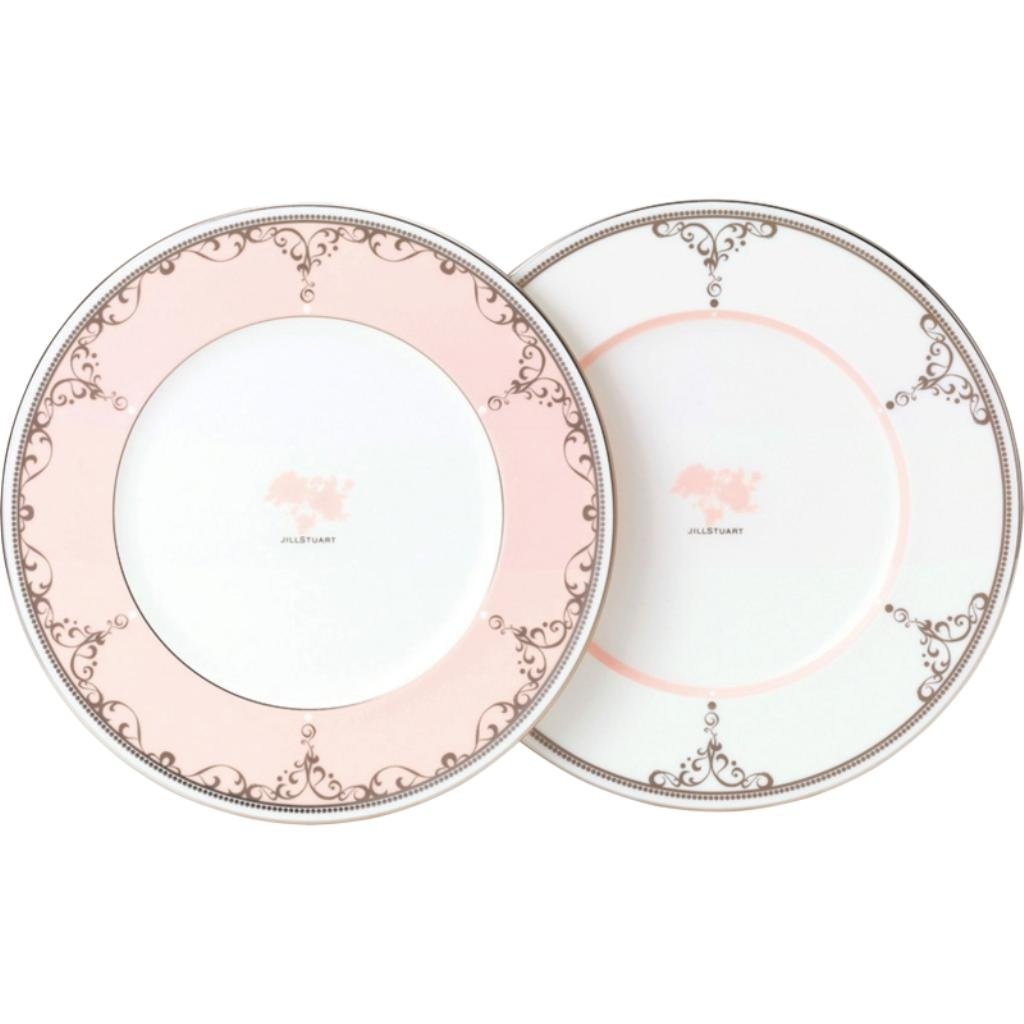 ジルスチュアート(JILL STUART) プレート 皿 セット 21cm 2柄セット 結婚祝い おしゃれ かわいい 日本製 ギフト箱入り 96559-23113
