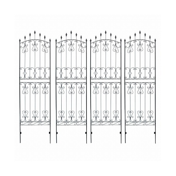 住まいスタイル アイアンローズフェンス220 4枚組 IFROSE-220-4P メーカー直送