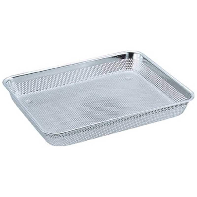 スギコ産業　18-8ステンレスメッシュ浅角バット 10枚取 270×355×53　SM905