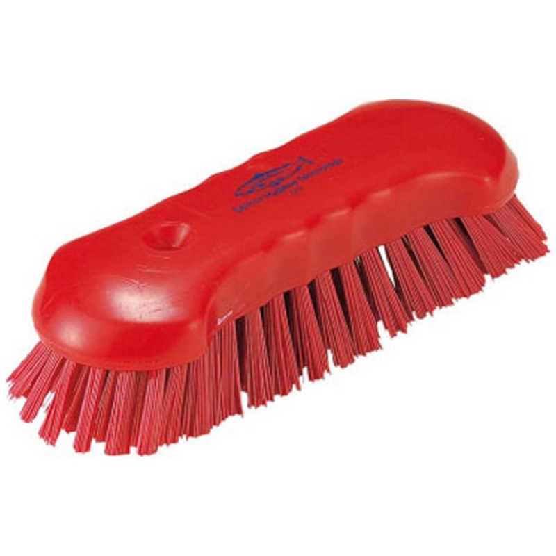 ユニテール　サーモン レジン スクラブブラシ L ST7 赤　JYN0801