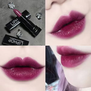 【SNS話題】海外発ゴシックマットリップ(深紫/黒紫/チョコブラウン/ブラッドレッド)インスタ映えヴィンテージ風メイクリップスティック リップグロス リップクリーム 口紅 ナチュラルメイク リップティ