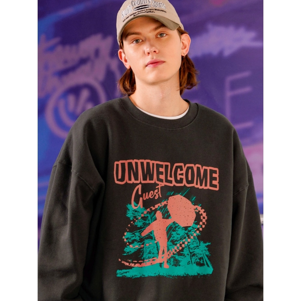 TWNアンウェルカムマンツーマンダークグレーHSMT3533