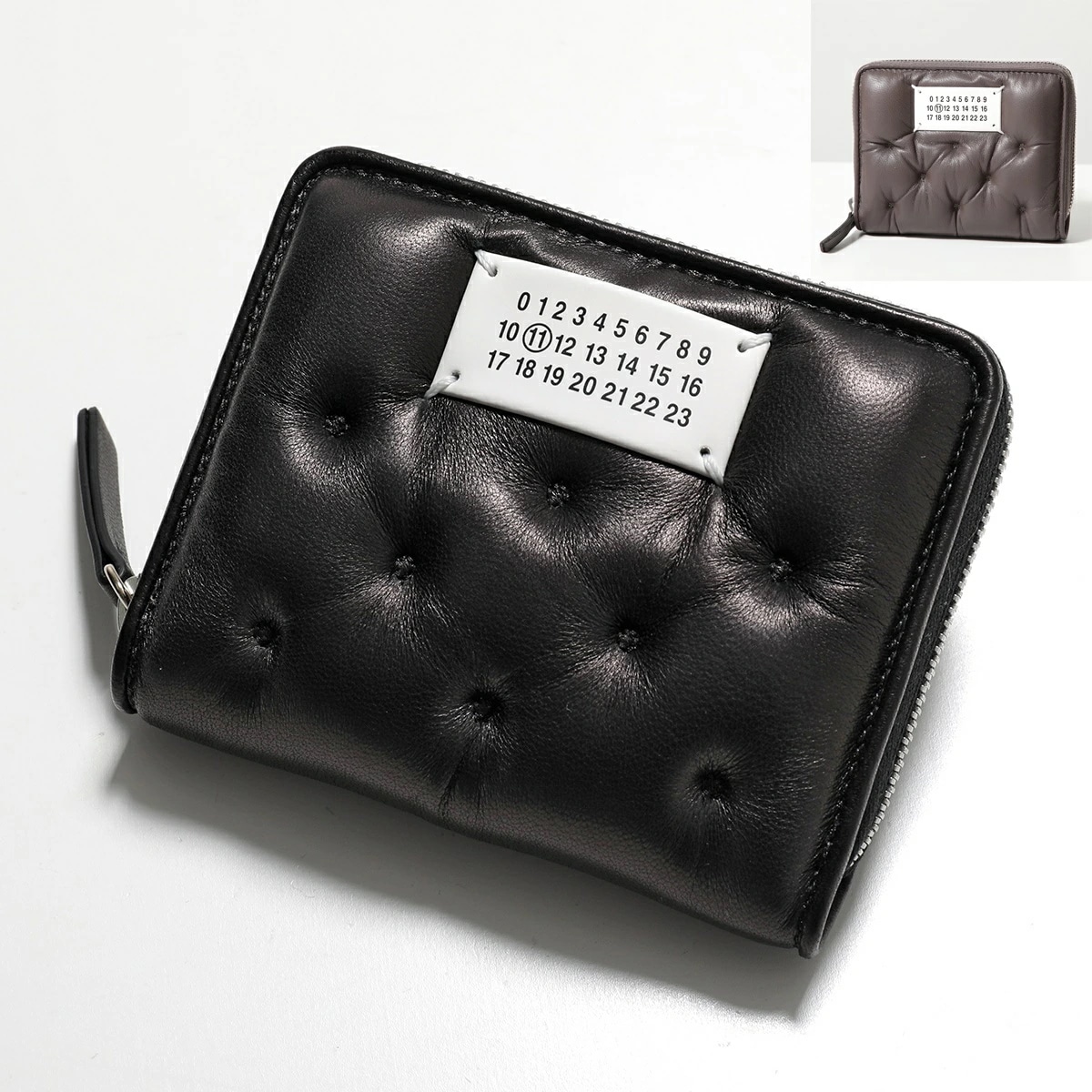 MAISON MARGIELA メゾンマルジェラ 11 二つ折り財布 Glam Slam グラムスラム SA1UI0032 P6434 レディース レザー キルティング 札入れなし カラー2色