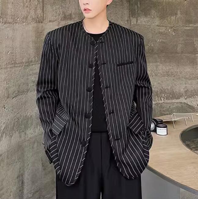 秋服 韓国ファッション メンズ アウター 長袖 ジャケット J163