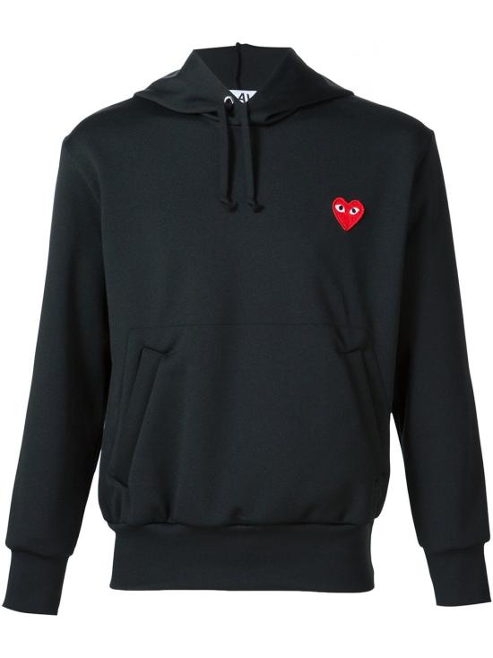 COMME DES GARCONS Men Hoodies AXT174 BLACK