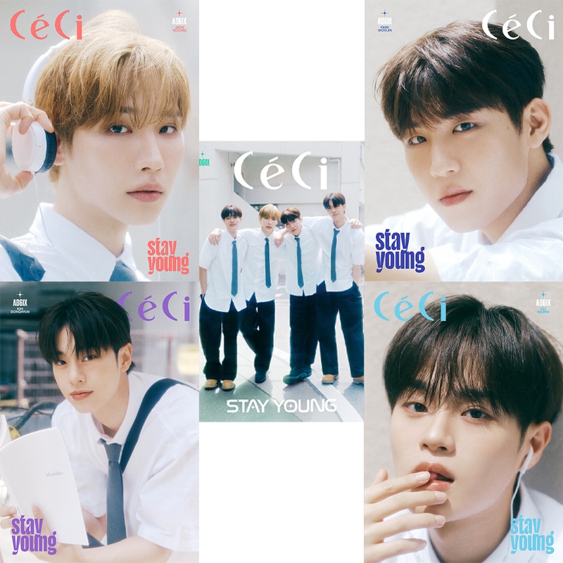 STAY YOUNG - CECI PHOTO BOOK / AB6IX / 表紙 5種 / 画報 / インタビュー 韓国 雑誌