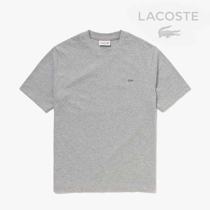 アウトライン クロック クルーネック Ｔシャツ/グレー（TH5582）
