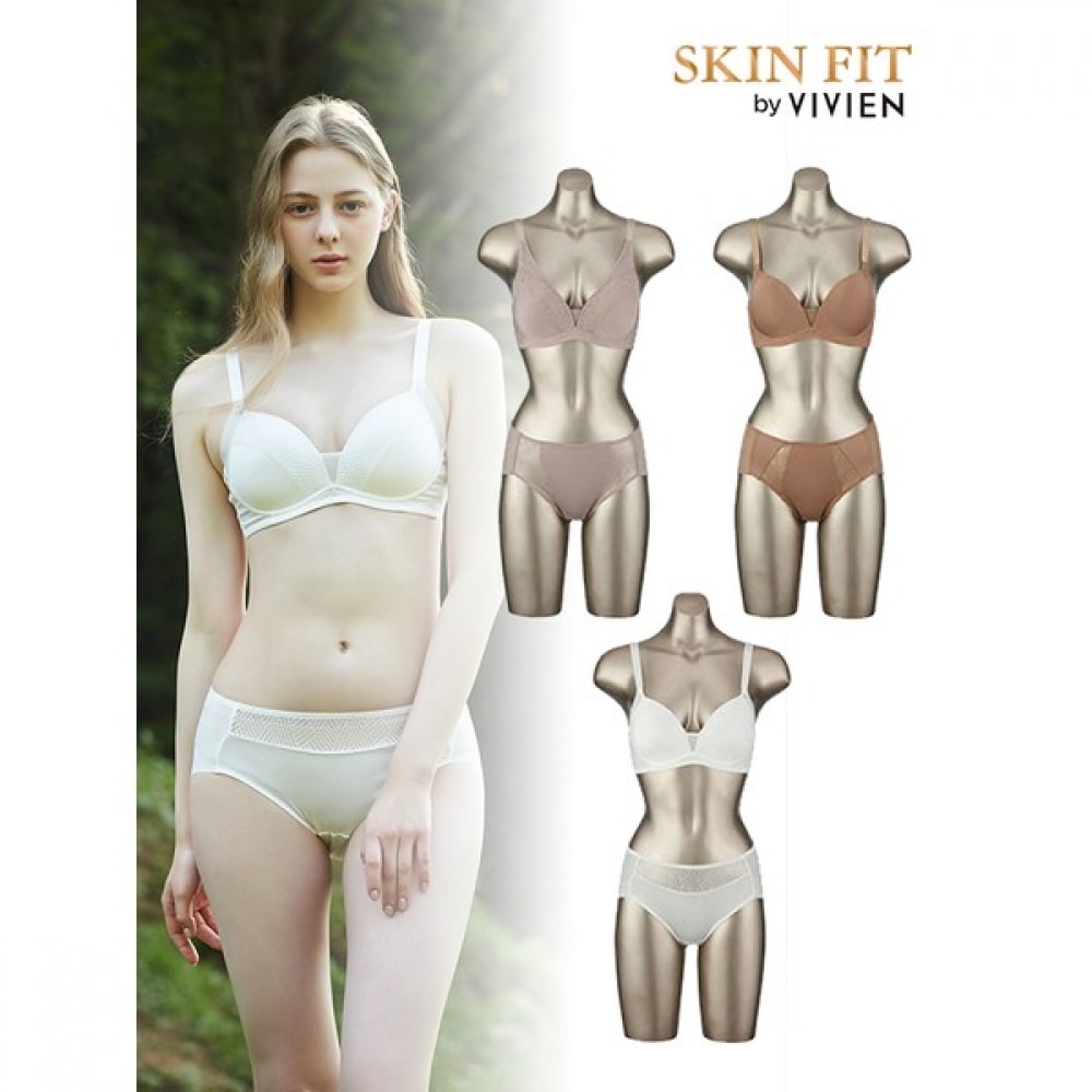 (Vivienne) ヴィヴィアンヌードコレクションノーワイヤブラショーツ 6枚セット