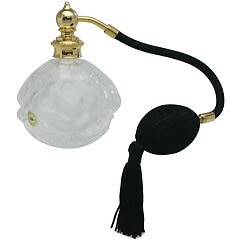 ヒロセ アトマイザー フロスト 薔薇蕾 ドイツ製 クリスタル アトマイザー 600585 （クリスタルバラ） 77ml