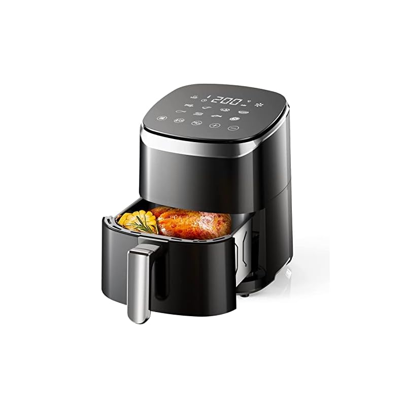 Wallfire ノンフライヤー 4.5L大容量 電気フライヤー ノンオイル 揚げ物 惣菜 1-5人 エアーフライヤー LEDディスプレイ タッチパネル タイマー 温度調整 日本語説明書 日本語レシピ 8,823円
