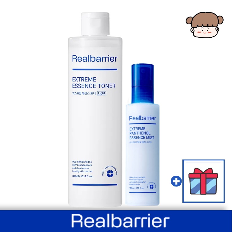 【肌バリアケア2点セット】エクストリームエッセンストナーライト＋パンテノールエッセンスミスト, 100ml/ 化粧水ミスト 敏感肌 乾燥対策 インナードライ メイク上からOK 水分補給水分チャージ