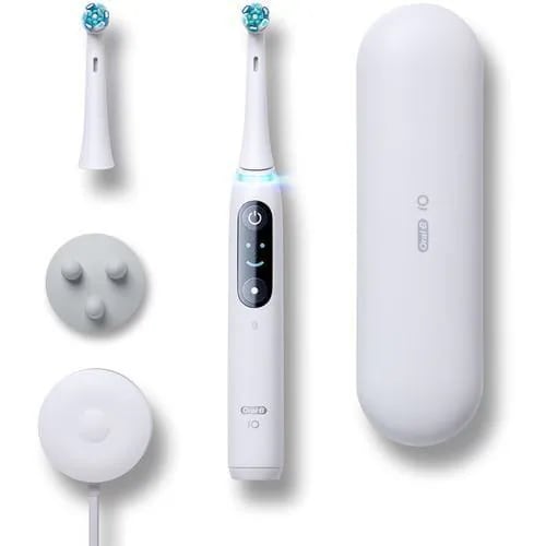 ブラウン iOM82A11BCWT-W オーラルB 電動歯ブラシ iO8 ホワイトアラバスター 歯ブラシハンドル 1本 ブラシヘッド 1本