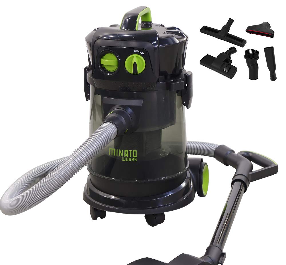 ミナト 乾湿両用 業務用 掃除機 サイクロン式 バキュームクリーナー MPV-151CY (容量15L/吸水0.5L)