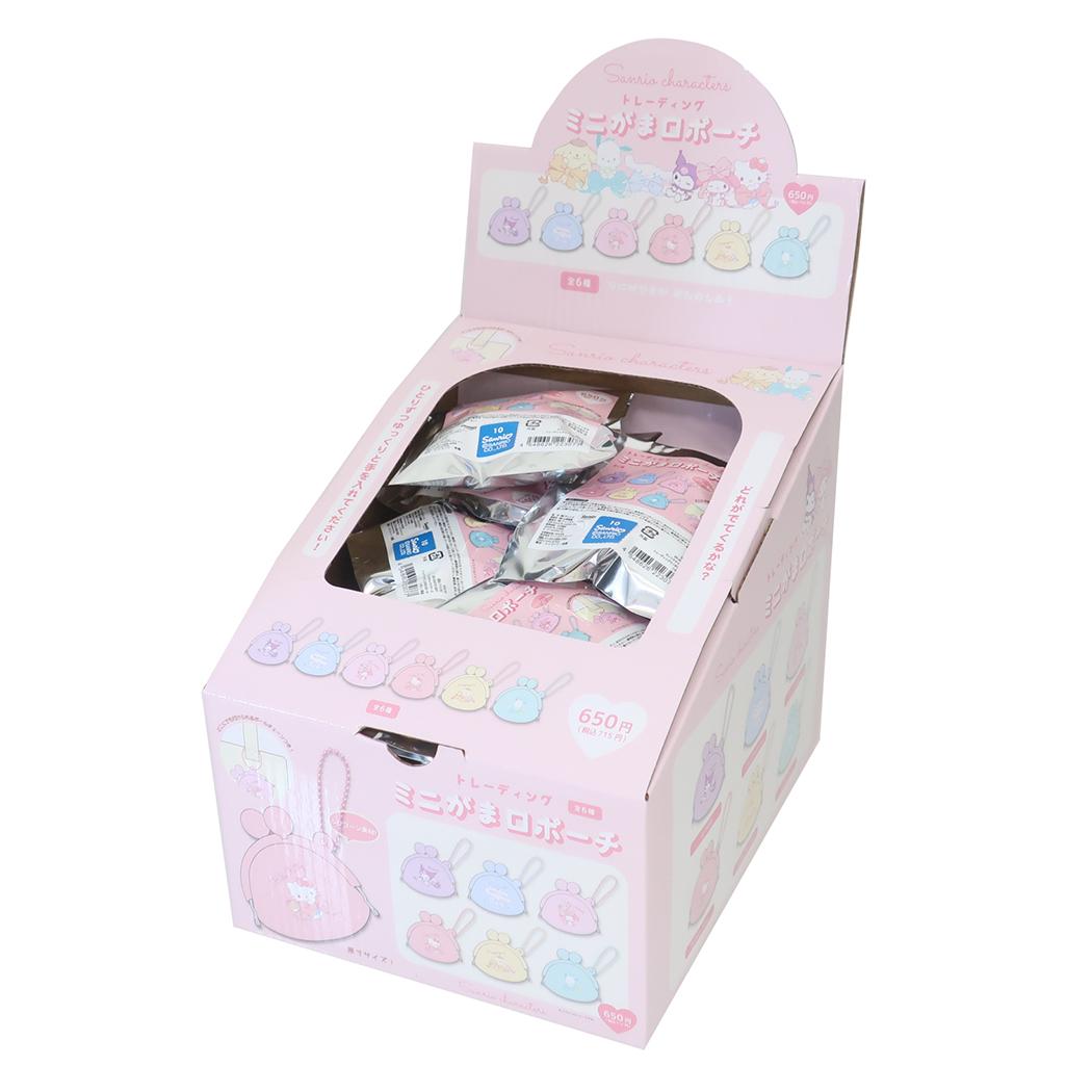 サンリオキャラクターズ ミニポーチ トレーディングミニがま口ポーチ リボン 全6種 30個セット