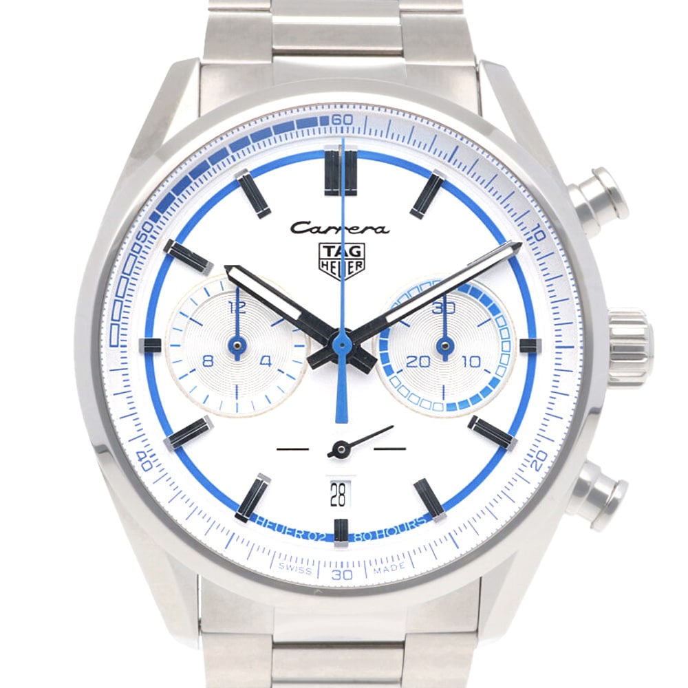 タグホイヤー カレラ 腕時計 ステンレススチール CBN2016 自動巻き 1年保証 TAG HEUER 中古 美品