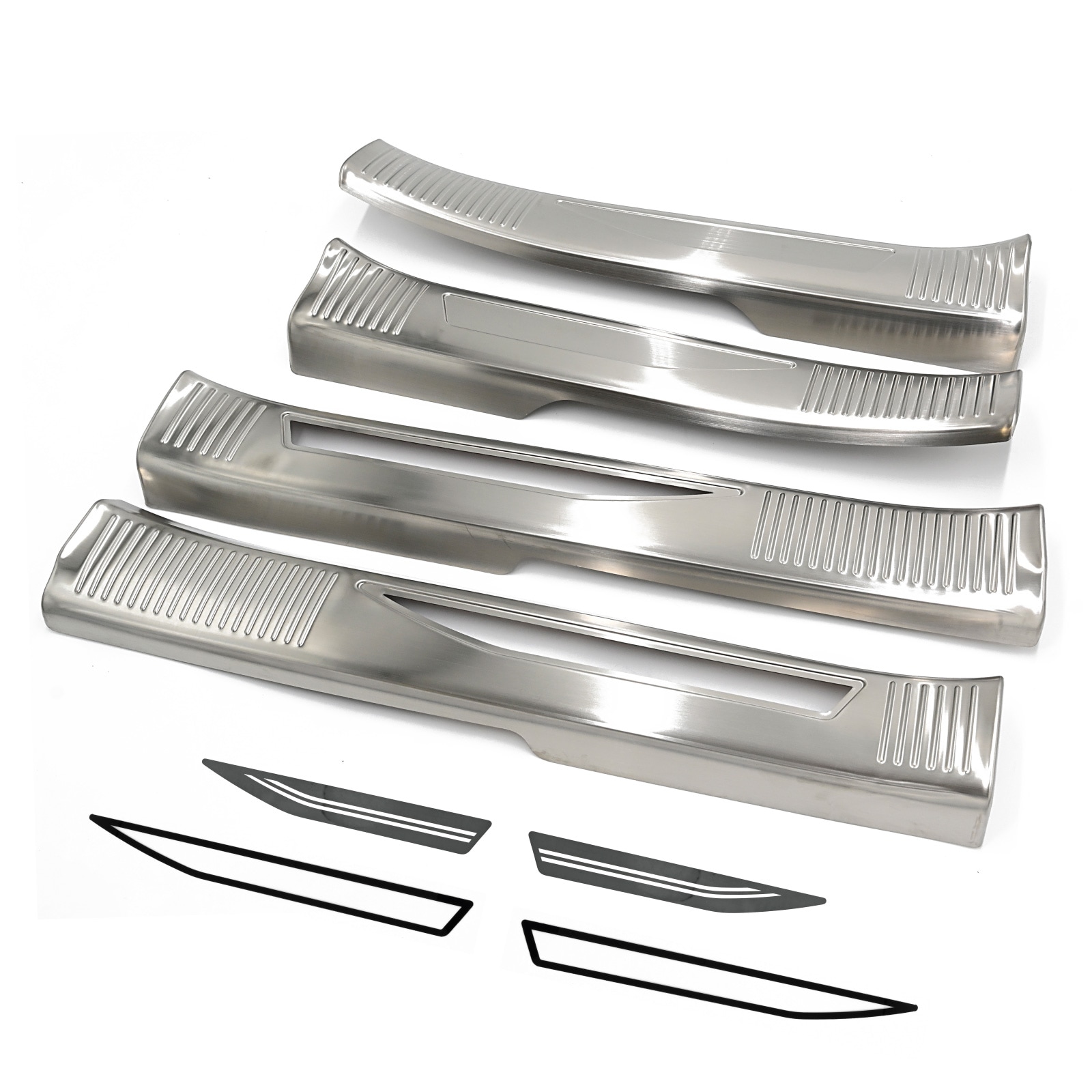 RX350 RX450H RX500H RX系 サイドステップガード スカッフプレート サイドドアステップガード シルバー ヘアライン仕上げ　内装 5,220円