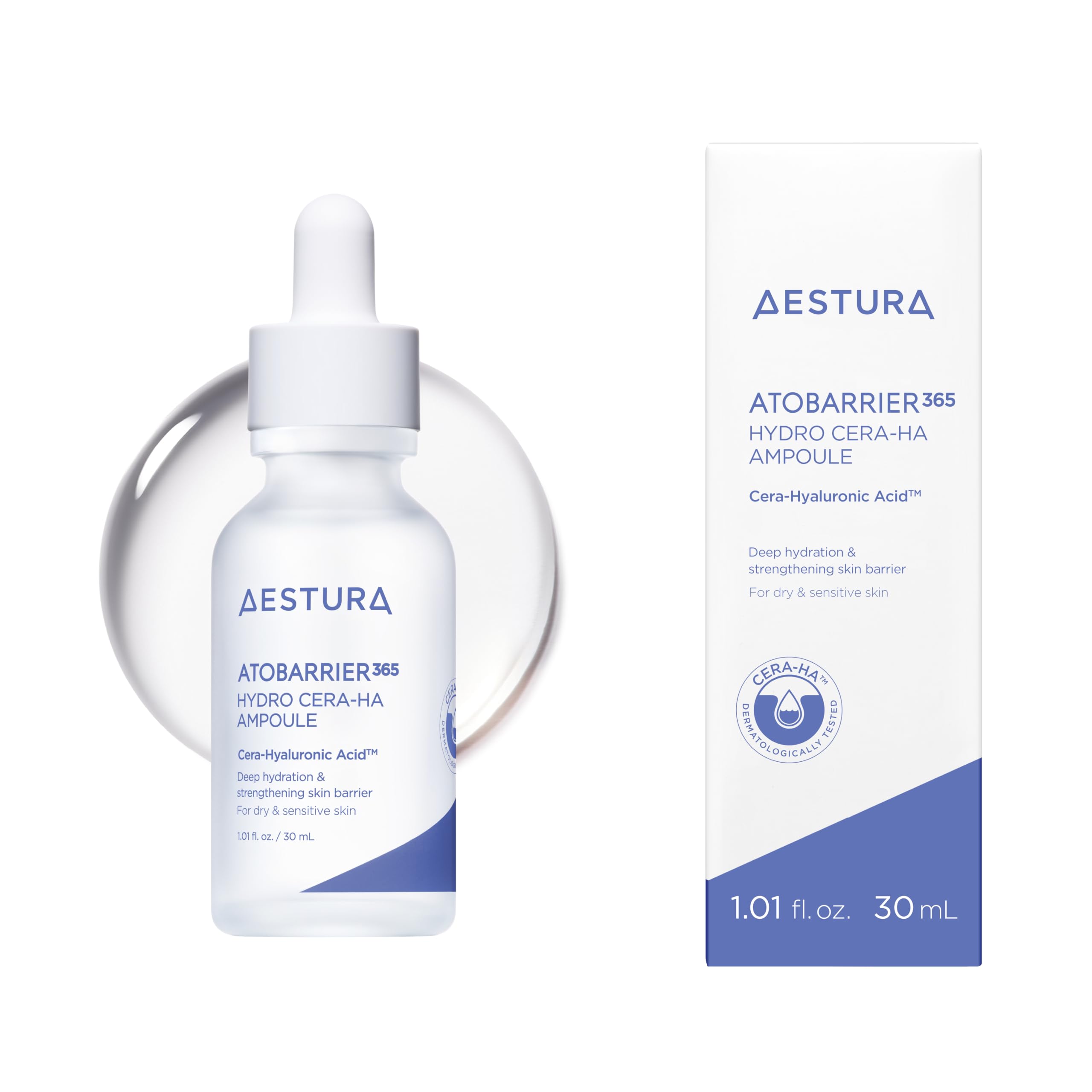 【AESTURA】アトバリア365 セラヒアルセラム 30ml セラミド ヒアルロン酸 美容液 保湿ケア スキンケア うるおい ツヤ 敏感肌 乾燥肌 韓国コスメ アトバリア365 ハイドロセラム