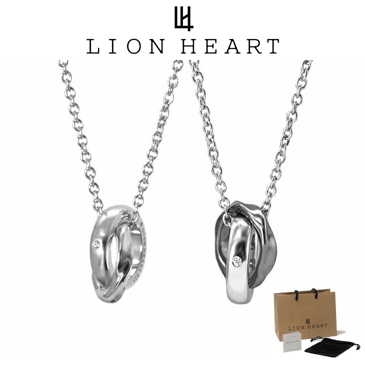 ネックレス メンズ ラージ ウェーブ ダブルリングネックレス SV925 LH-1NE289 クリスマス 誕生日 プレゼント ギフト 彼氏 【ネコポス】