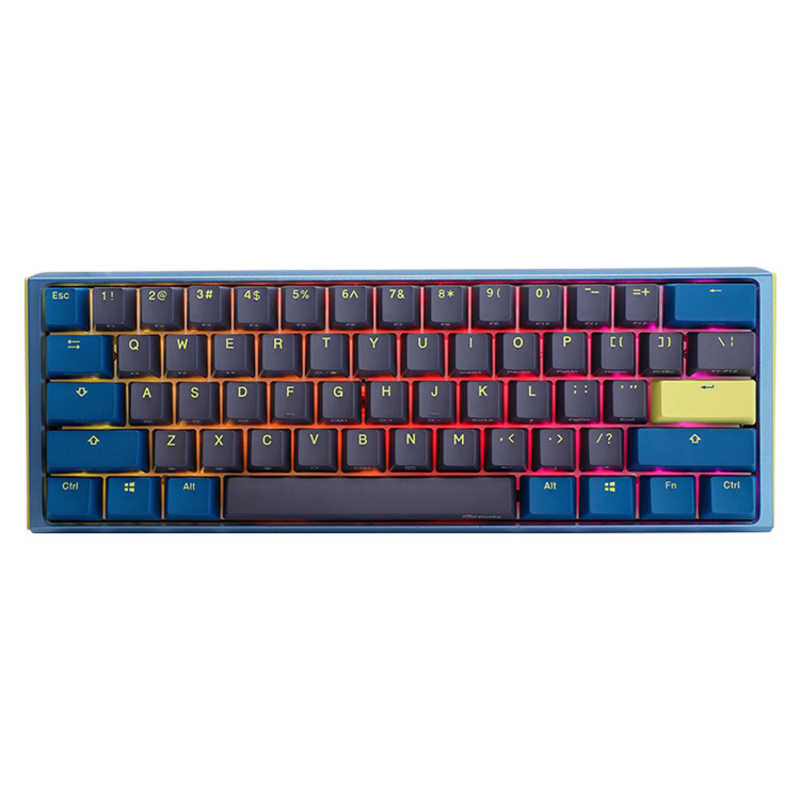 Ducky　One 3 Mini 60% Day Break メカニカルキーボード ブルー 有線/microUSBUSB　dk-one3-daybreak-rgb-mini-silver