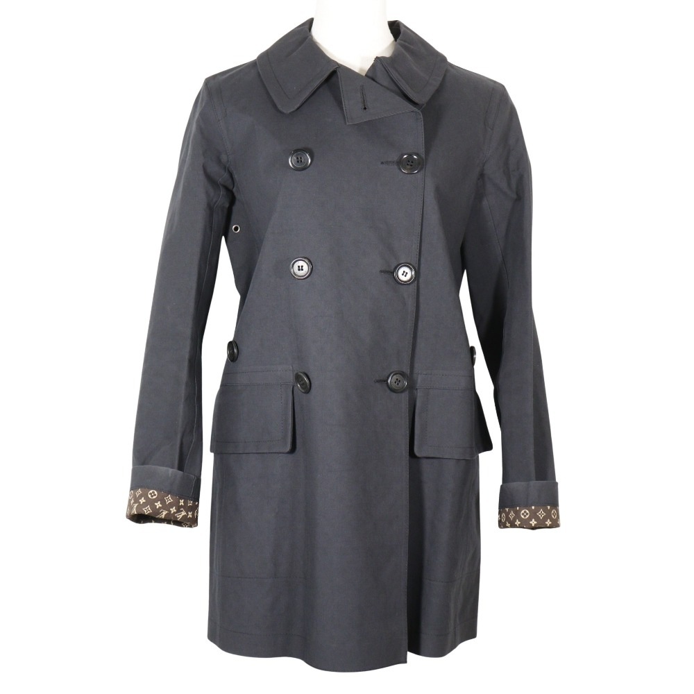 トレンチコート コットン 黒 レディース 中古品 27,820円