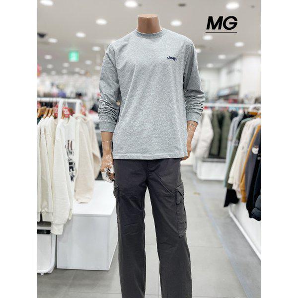 男女共用 JEEP 長袖Tシャツ(JR2TSU001MG)_DG