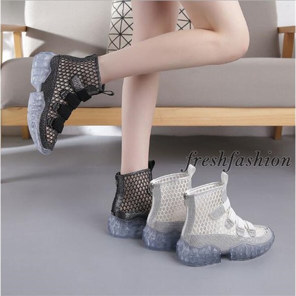 スニーカー レディース メッシュ ランニングシューズ ウォーキング サンダル 軽量 通気性 スポーツ