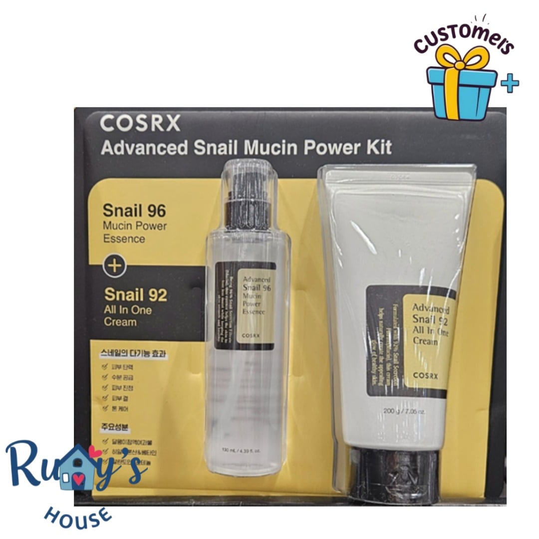 コスアルエックス アドバンスド スネイル エッセンス 130ml&クリーム 200g 어드밴스드 스네일 에센스130ml&크림200g