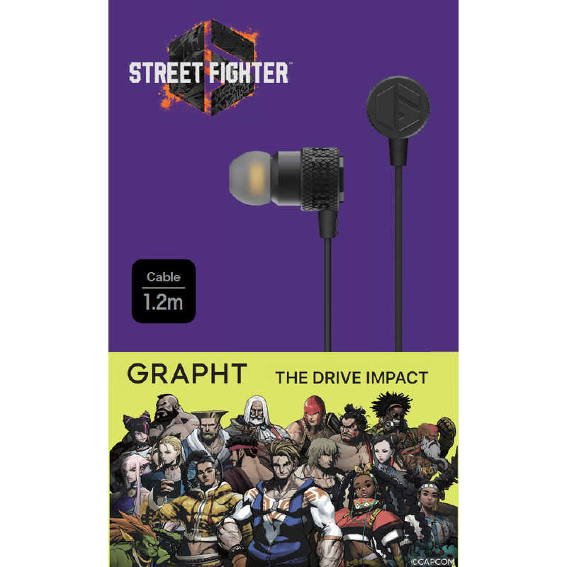 GRAPHT　ゲーミングイヤホン ブラック　TGR039-DI-01