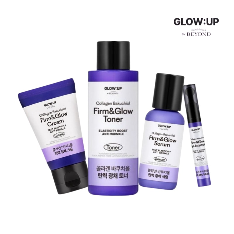 [4種セット企画] コラーゲン バクチオール弾力光彩 クリーム50ml+トナー150ml+セラム45ml+目のアンプル 15ml