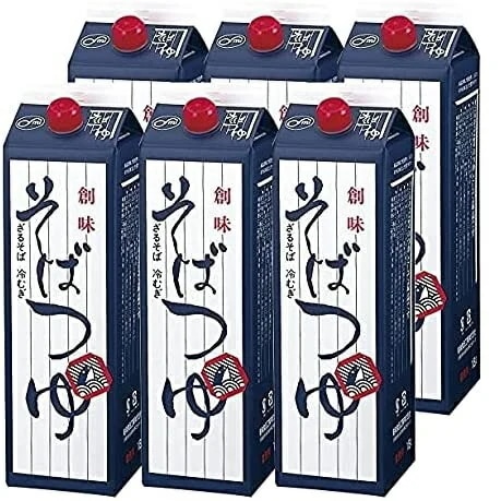 創味食品 そばつゆ 1800ml 1.8L6本【北海道沖縄県東北四国九州地方は必ず送料がかかります】