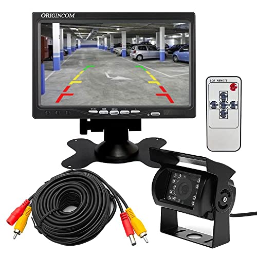 [Oriign] 12V/24V両用 トラック 重機 バックシステム ガイドラインあり 赤外線LED