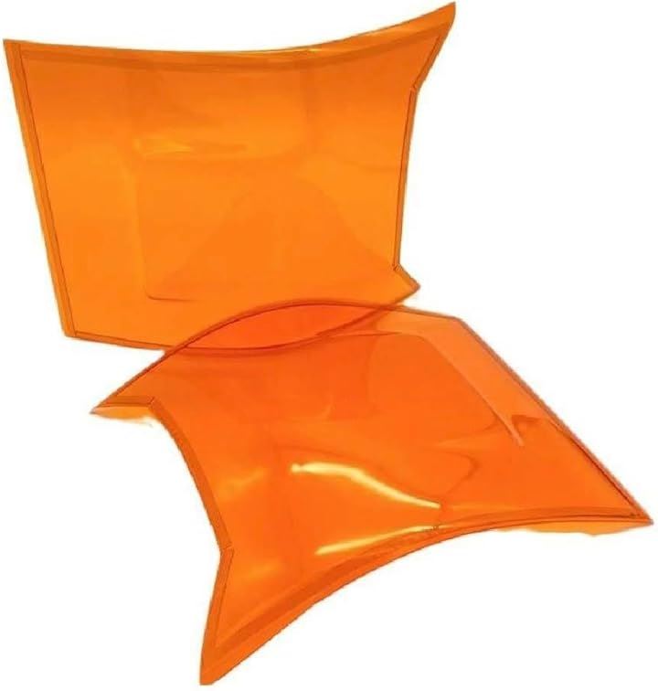 トヨタ ハイエース 200系 4～8型 対応 ヘッドライト ウインカー USルック コーナーレンズ カバー ガード 専用設計 アンバー/オレンジ 簡単取り付け HIACE カスタム品