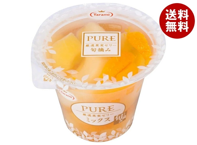 たらみ PURE ミックスゼリー 270g×18(6×3)個入×(2ケース)