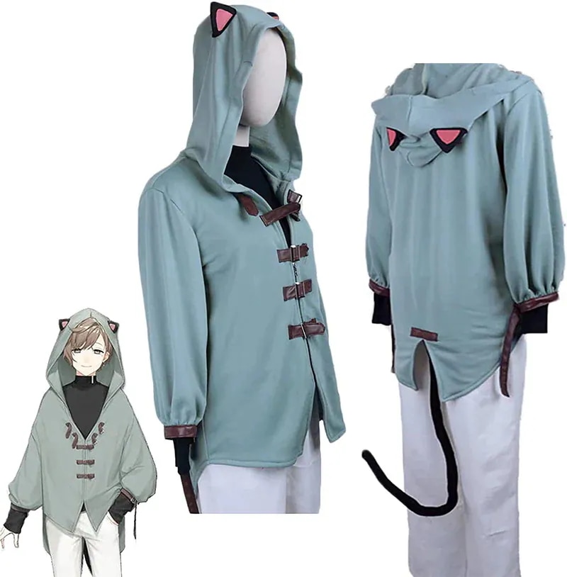 VTuber バーチャル 尻尾付き コスプレ衣装 にじさんじ YouTuber 叶コスプレ変装仮装セパレート