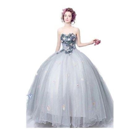 【急速出荷】ウェディングドレス　エンパイア二次会ドレス花嫁ドレス大きいサイズパーティーロングドレス演奏会イブニングドレス　カラードレスパーティドレス