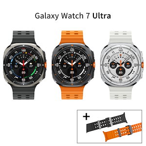 Watch Ultra 47mm samsung +正規品バンド追加贈呈 (100メートル防水)