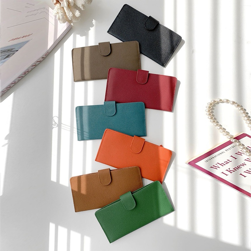 【EAST】牛革スリムウォレット カードと紙幣収納可能なシンプル本革財布