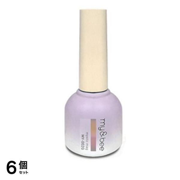 my&bee(マイビー) ミスティックマグ ジェル MY-002G ブラウン+パープル+オレンジ 8mL 6個セット