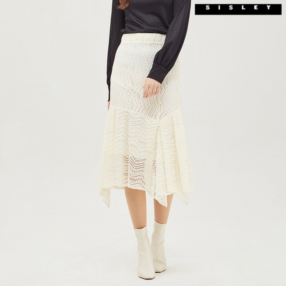 (シスレー) シスレーカットアウトレーススカート SASK03111_IV