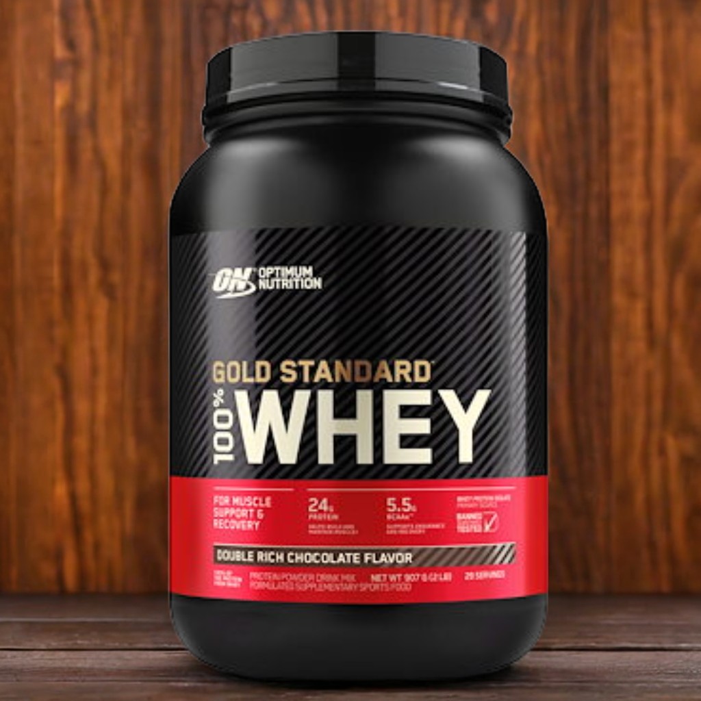 Gold Standard 100% ホエイ プロテイン ダブルリッチチョコレート 907g (2lbs) [米国メーカー正規品] [並行輸入品]