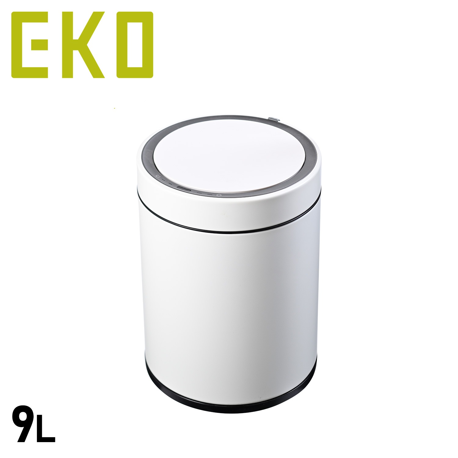 ゴミ箱 ダストボックス 9L フタ付き 自動開閉 電池式 EK9286RO-9L-WH