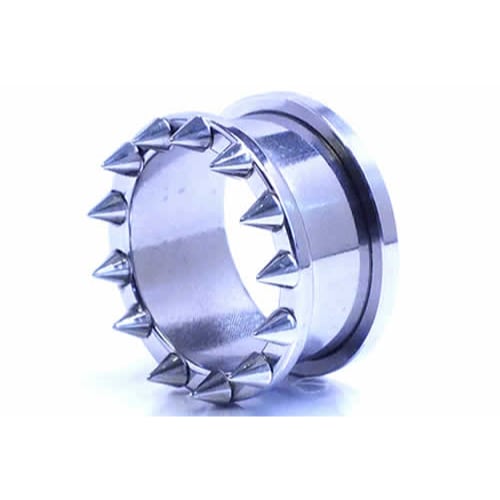 ボディピアス 20mm トゲトゲトンネル 20ミリ ステンレス SUS316L ネジ式 装着簡単 スパイク スタッズ コーン 剣山 ラージホール 男性 女性 耳 ロブ 拡張 tntfl20xxxxxx
