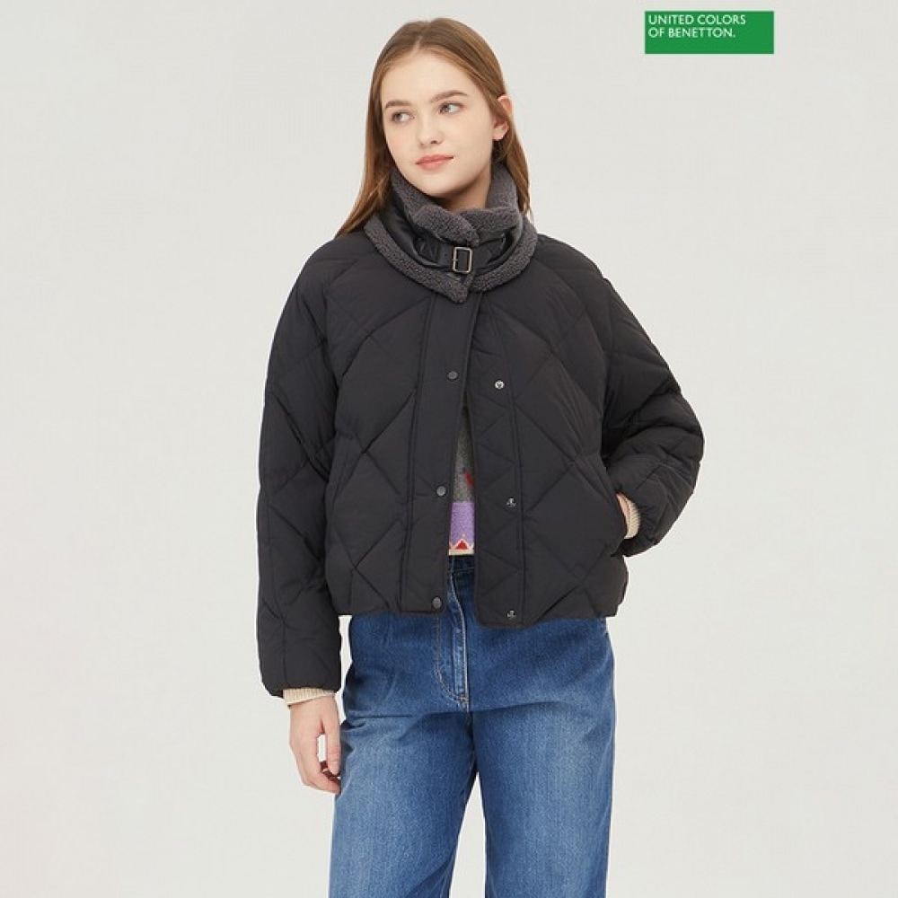 [ベネトン] ベネトンネックウォーマーキルティングダックパディング BAPDG5361_DN